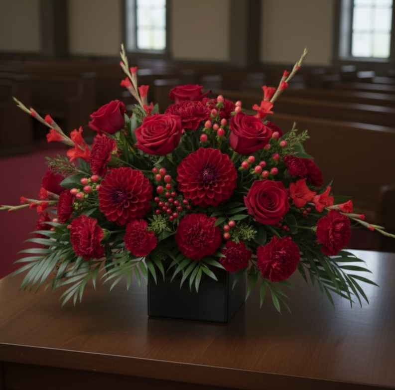 The Crimson Tribute Side Spray