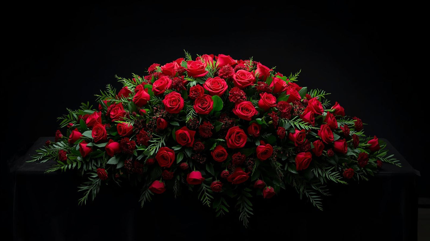 Always Yours Casket Spray