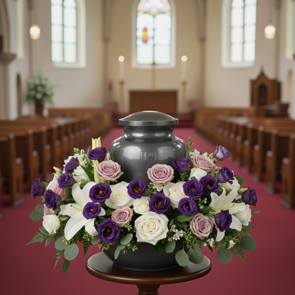 Violet Serenity Urn