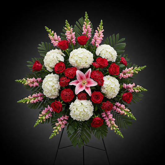 Graceful Farewell Standing Spray