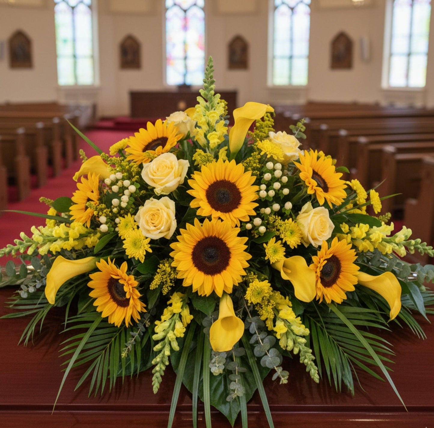 Joyful Memory Casket Spray