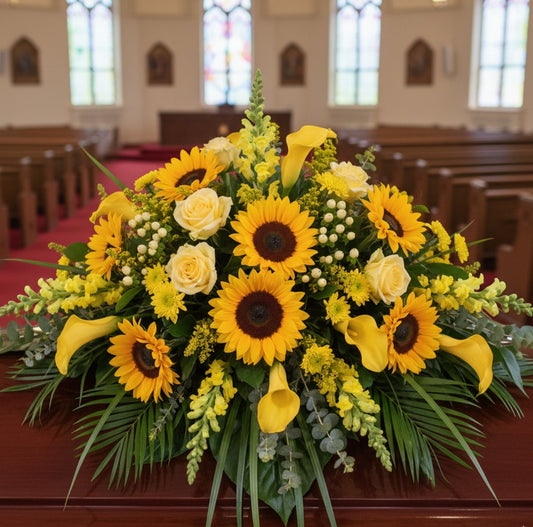 Joyful Memory Casket Spray